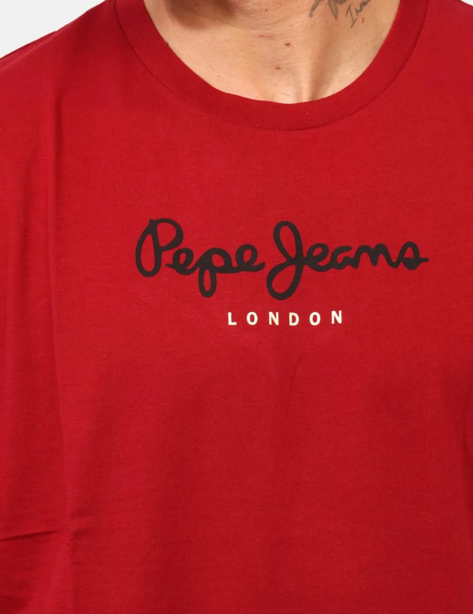 T-shirt Pepe Jeans Bordeaux