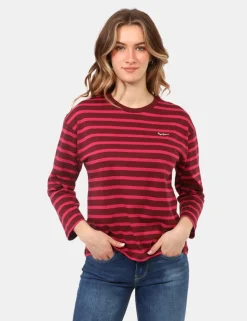 T-shirt Pepe Jeans Bordeaux