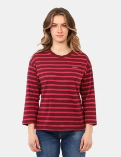 T-shirt Pepe Jeans Bordeaux