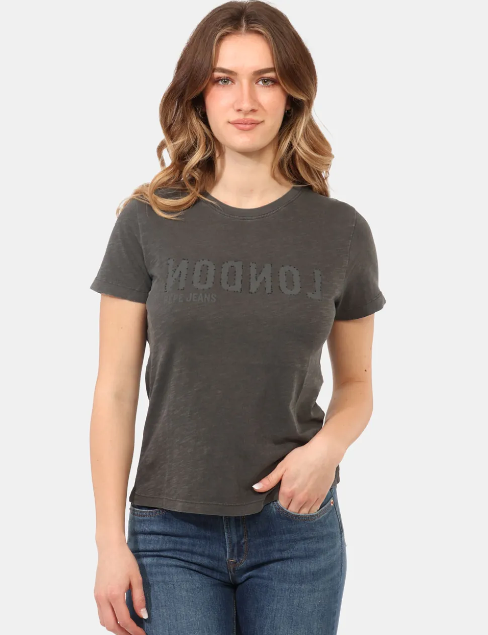 T-shirt Pepe Jeans Grigia