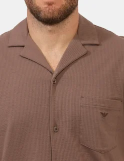 T-shirt pigiama Emporio Armani Marrone tg. M