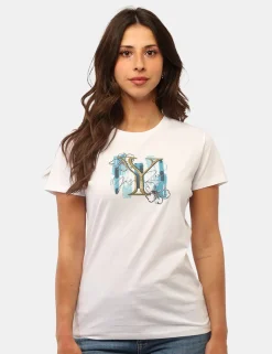 T-shirt Yes Zee Bianco