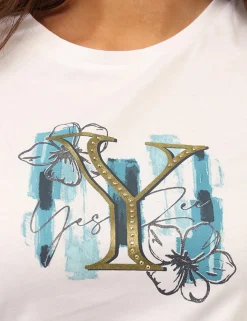 T-shirt Yes Zee Bianco
