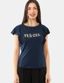 T-shirt Yes Zee Blu