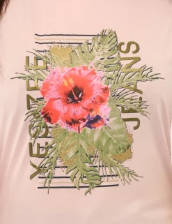 T-shirt Yes Zee Rosa
