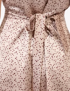 Vestito Materica Beige