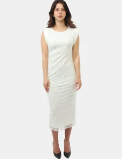 Vestito Materica Bianco