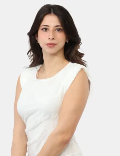 Vestito Materica Bianco