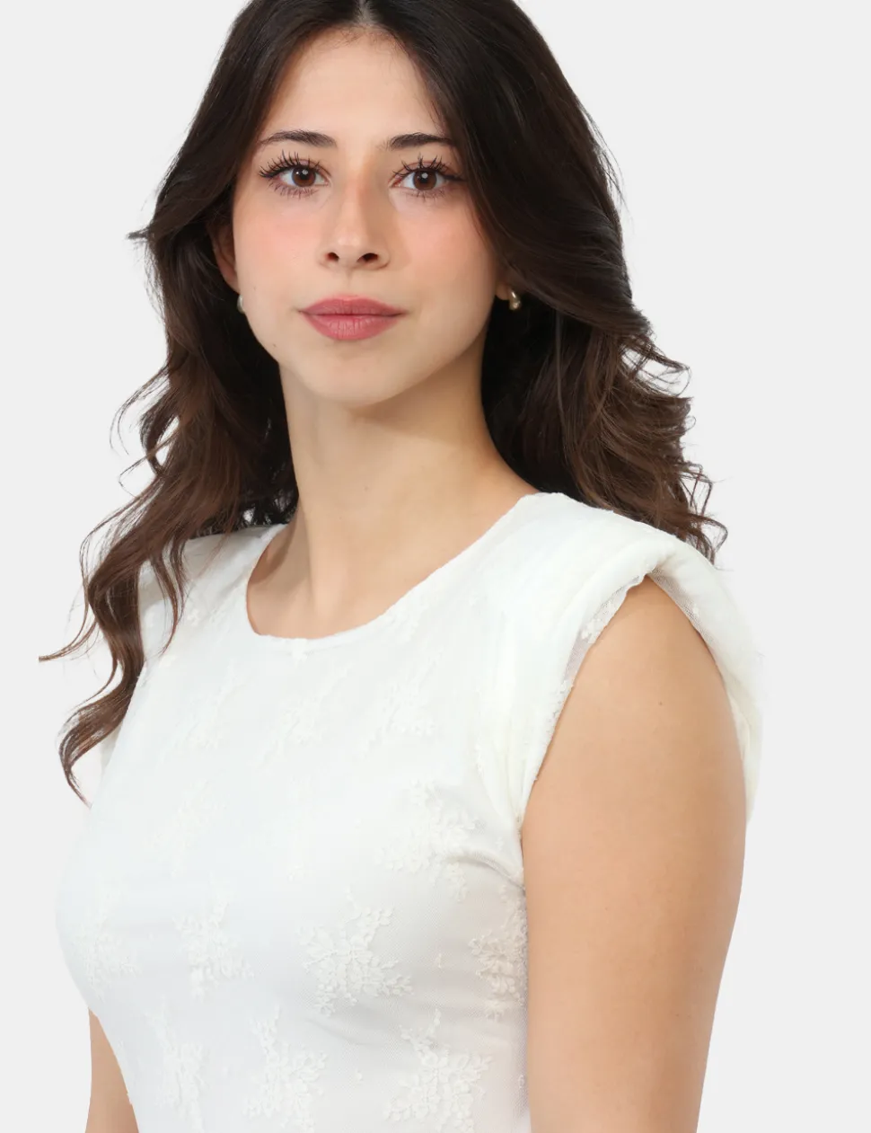 Vestito Materica Bianco