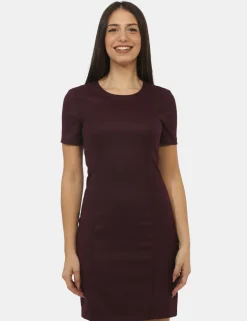 Vestito Materica Bordeaux