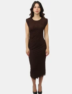 Vestito Materica Marrone