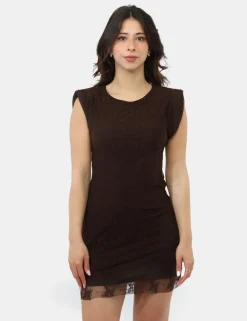 Vestito Materica Marrone