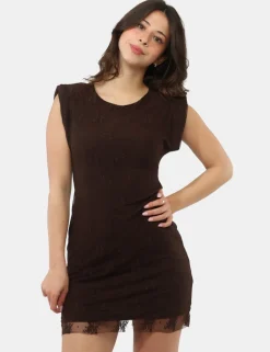 Vestito Materica Marrone