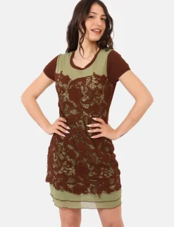 Vestito Sandro Ferrone Marrone