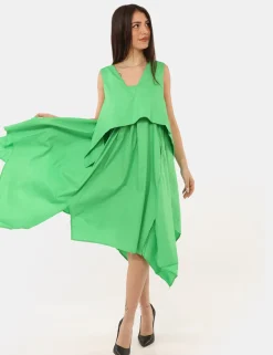 Vestito Via Delle Rose Verde
