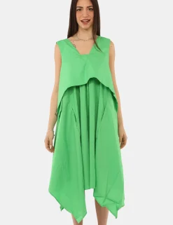 Vestito Via Delle Rose Verde